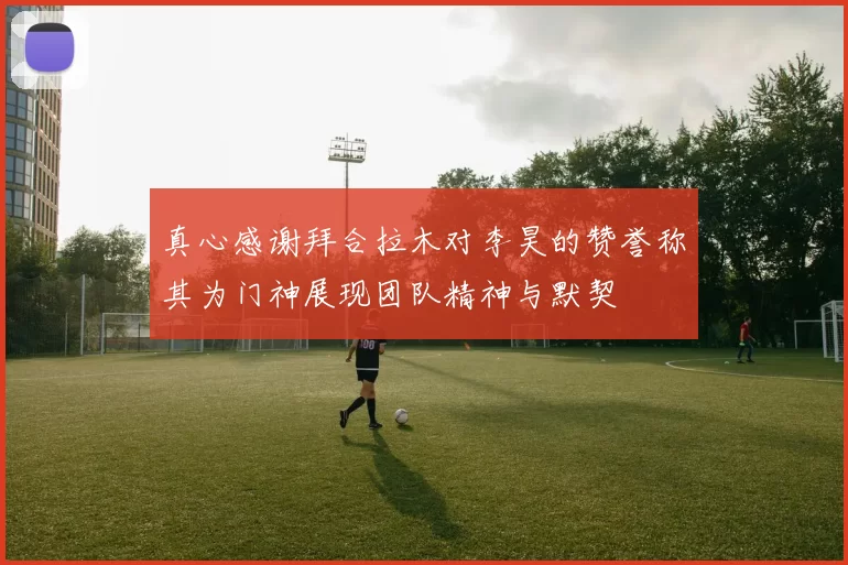 真心感谢拜合拉木对李昊的赞誉称其为门神展现团队精神与默契